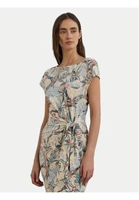 Lauren Ralph Lauren - LAUREN RALPH LAUREN Sukienka codzienna 250964087001 Kolorowy Slim Fit. Okazja: na co dzień. Materiał: bawełna. Wzór: kolorowy. Typ sukienki: proste. Styl: casual