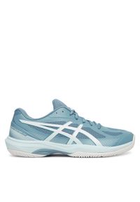 Asics Buty halowe Court Hunter Ff 1071A111 Niebieski jasny. Kolor: niebieski. Materiał: skóra #1