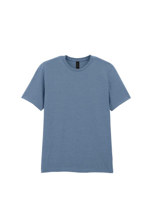 GILDAN - Bawełniana Koszulka Unisex Dla Dorosłych W Miękkim Stylu. Kolor: szary, niebieski, wielokolorowy. Materiał: bawełna. Sport: turystyka piesza