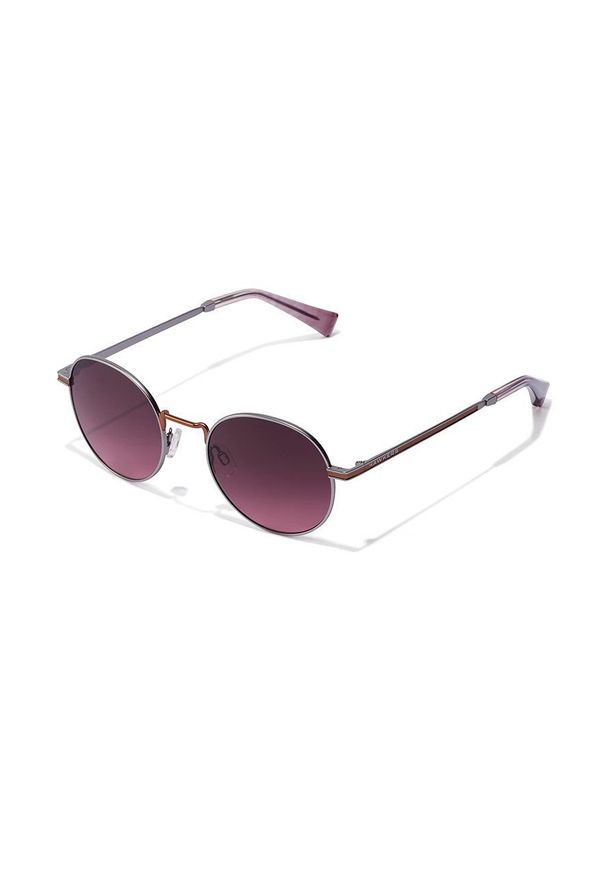 Hawkers Okulary przeciwsłoneczne damskie kolor różowy. Kształt: okrągłe. Kolor: różowy