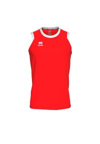 ERREA - Koszulka dla dzieci Errea Dayton. Kolor: czerwony, biały, wielokolorowy. Materiał: skóra. Wzór: kolorowy. Sport: koszykówka #1