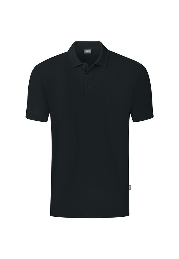 Polo Jako Organic. Typ kołnierza: polo. Kolor: czarny. Materiał: bawełna