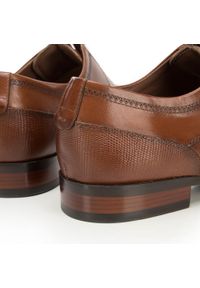 Wittchen - Męskie buty derby skórzane klasyczne brązowe. Okazja: na wesele, na ślub cywilny. Kolor: brązowy. Materiał: skóra. Wzór: gładki. Sezon: lato. Styl: klasyczny #2