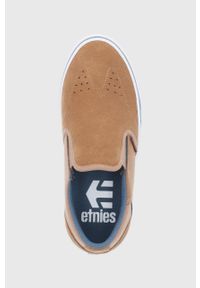 Etnies - Tenisówki skórzane Marana. Nosek buta: okrągły. Kolor: brązowy. Materiał: skóra #4
