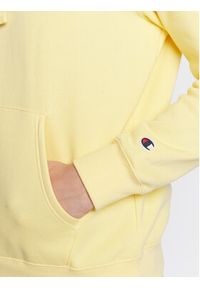 Champion Bluza Script Logo Embroidery 217858 Żółty Regular Fit. Kolor: żółty. Materiał: syntetyk, bawełna #4