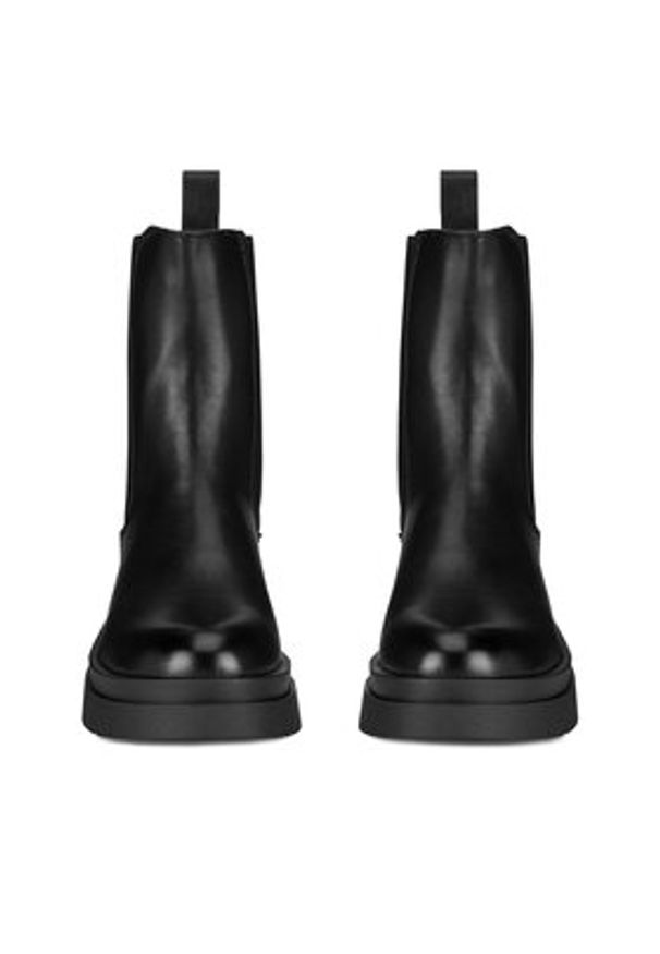 Jenny Fairy Sztyblety HY60188-1 Czarny. Kolor: czarny. Materiał: materiał