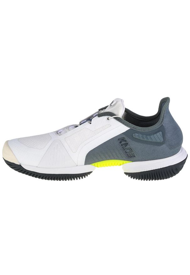 Buty do tenisa męskie, Wilson Kaos Rapide M. Zapięcie: sznurówki. Kolor: biały. Materiał: materiał, syntetyk, tkanina. Szerokość cholewki: normalna. Sport: tenis
