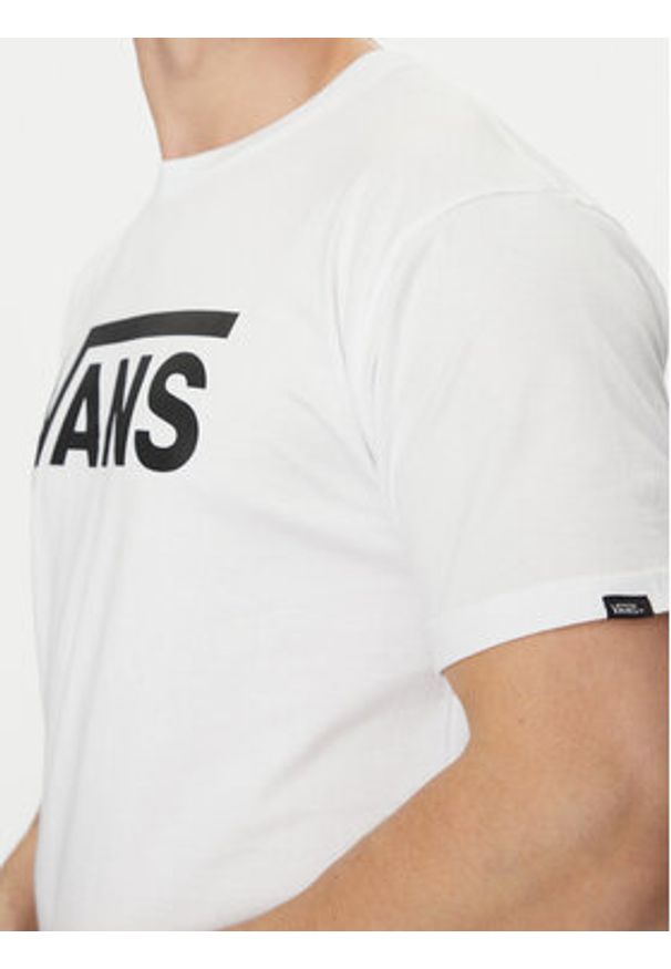 Vans T-Shirt Classic VN000GGGYB21 Biały Classic Fit. Kolor: biały. Materiał: bawełna