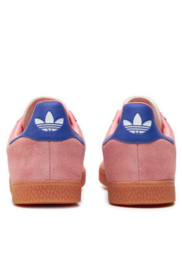 Adidas - adidas Sneakersy Gazelle J IG9153 Różowy. Kolor: różowy. Materiał: skóra, zamsz. Model: Adidas Gazelle