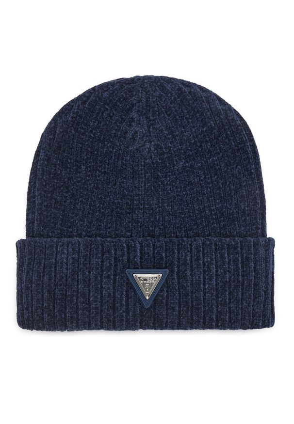 Czapka Guess. Kolor: niebieski