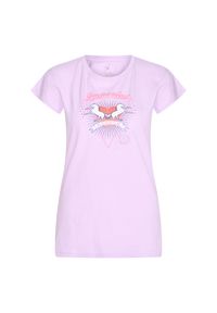 IMPERIAL RIDING - Koszulka damska Imperial Riding Glam. Kolor: fioletowy, różowy, wielokolorowy. Sport: jeździectwo #1