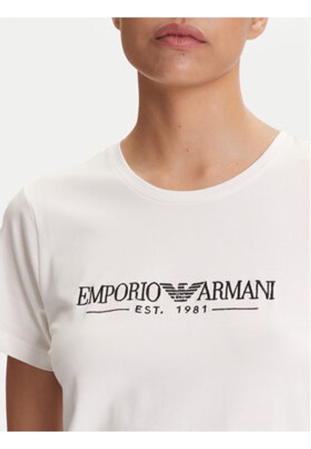 Emporio Armani Underwear T-Shirt EW000408 AF10881 U1131 Biały Regular Fit. Kolor: biały. Materiał: bawełna