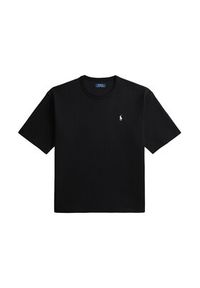 Polo Ralph Lauren T-Shirt 710A12979008 Czarny Regular Fit. Typ kołnierza: polo. Kolor: czarny. Materiał: bawełna #4