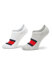 TOMMY HILFIGER - Tommy Hilfiger Zestaw 2 par stopek dziecięcych 701223779 Kolorowy. Materiał: materiał, bawełna. Wzór: kolorowy