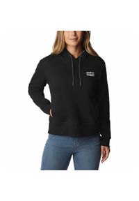 columbia - Bluza trekkingowa z kapturem Damska Columbia Lodge Hoodie. Typ kołnierza: kaptur. Kolor: czarny. Sport: turystyka piesza