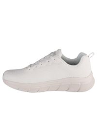 skechers - Adidasy Skechers Bobs B Flex - Chill, Mężczyźni. Kolor: biały. Materiał: materiał, syntetyk, tkanina