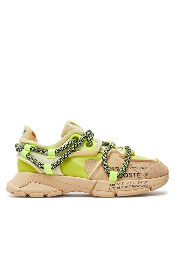 Lacoste Sneakersy L003 Active Rwy 224 1 Sfa 7-48SFA0076AOI Żółty. Kolor: żółty. Materiał: materiał