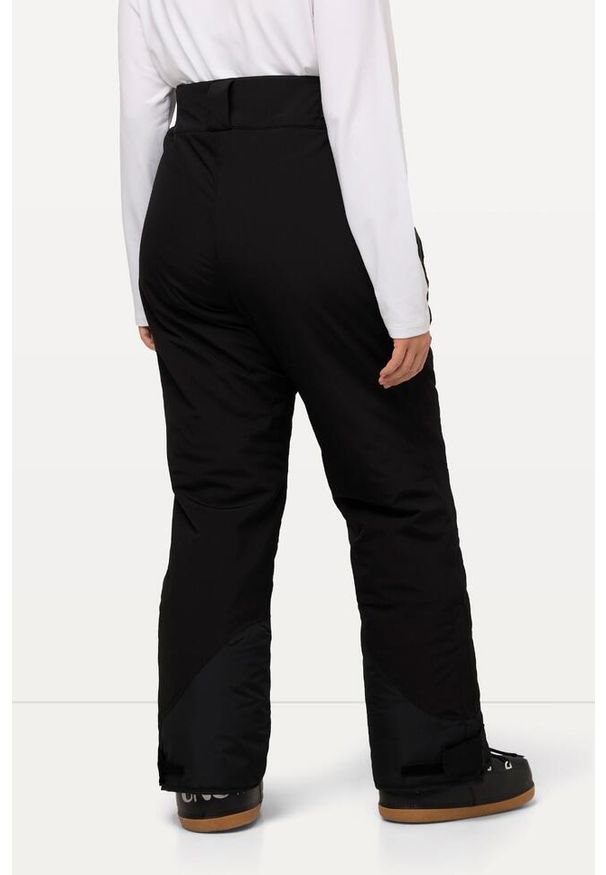 ULLA POPKEN - Damskie Spodnie funkcyjne HYPRAR wodoodporne zapięcie na rzep. Kolekcja: plus size. Kolor: czarny. Materiał: elastan, poliester, materiał. Sezon: zima. Sport: narciarstwo