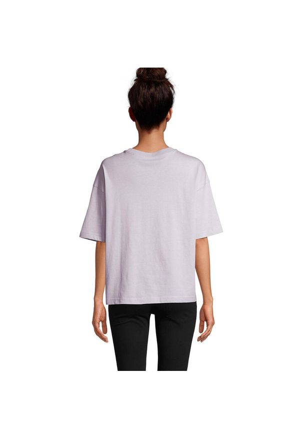 SOL'S - Koszulka Damska Boxy Oversized T-shirt. Kolor: czerwony, wielokolorowy, różowy