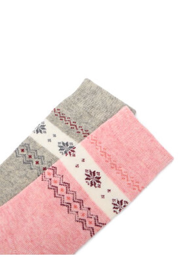 Gino Rossi - GINO ROSSI Skarpety długie CEO_BR_GR_006_W_AW25 (2 PACK) Kolorowy. Materiał: poliester. Wzór: kolorowy