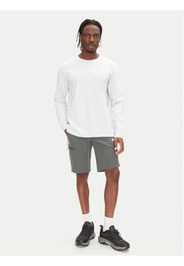 Jack Wolfskin Szorty sportowe Pico Trail A63908 Zielony Regular Fit. Kolor: zielony. Materiał: syntetyk