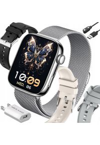 Nexano - SMARTWATCH DAMSKI ZEGAREK SMART WATCH ROZMOWY PL MENU POLSKIE SPORT 4 PASKI. Rodzaj zegarka: smartwatch. Styl: sportowy #1