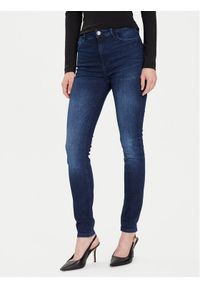 Guess Jeansy W5BA46 D0791 Niebieski Skinny Fit. Kolor: niebieski