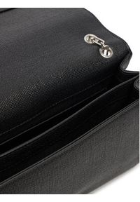Calvin Klein Torebka Ck Medium Conv Chain Bag_Tex K60K613177 Czarny. Kolor: czarny. Materiał: skórzane