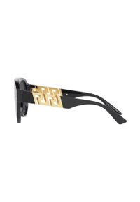 VERSACE - Versace okulary przeciwsłoneczne męskie kolor czarny. Kolor: czarny #2
