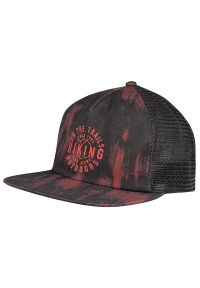 Czapka z daszkiem Buff Trucker Cap Ikshi Terracotta 133558.209.30.00 - szara. Kolor: szary. Materiał: poliester, materiał. Styl: sportowy