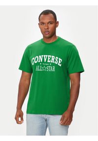 Converse T-Shirt M Retro Chuck Vintage Tee 10026458-A01 Zielony Regular Fit. Kolor: zielony. Materiał: bawełna. Styl: retro, vintage