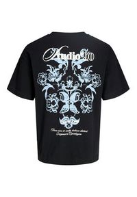 Jack & Jones T-Shirt Montauk Back 12290892 Czarny Regular Fit. Kolor: czarny. Materiał: bawełna #5