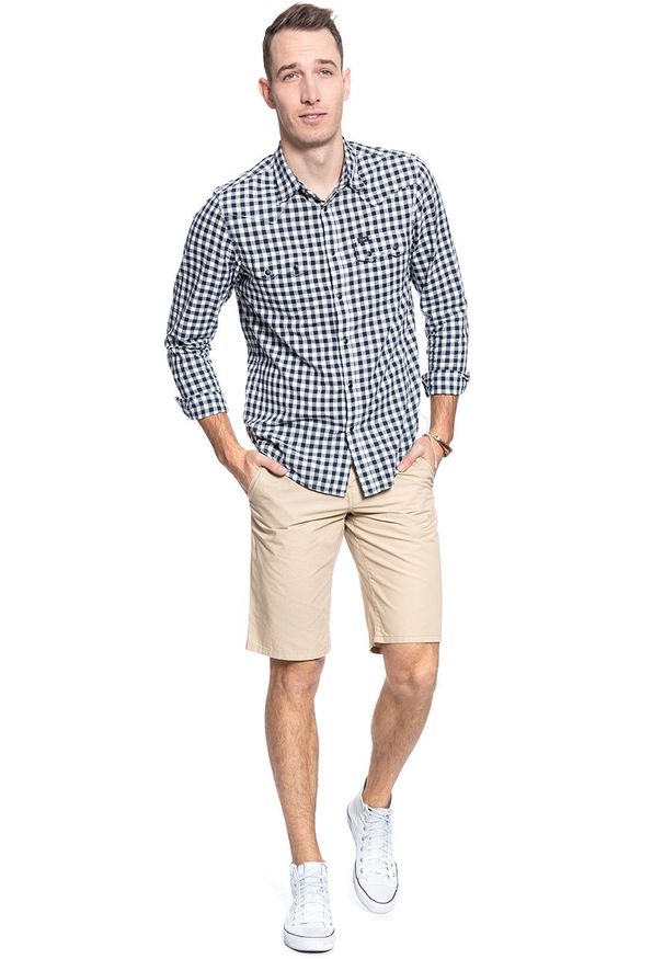 Mustang - MĘSKIE SZORTY MATERIAŁOWE MUSTANG CLASSIC CHINO SHORT 1005629 3260. Materiał: materiał