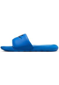 Klapki Nike Victori One CN9675 400 niebieskie. Okazja: na plażę. Kolor: niebieski. Materiał: materiał, syntetyk #3