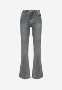 Renee - Niebieskie Jeansy o Fasonie Flare Regular Waist Setava. Okazja: na co dzień. Kolor: niebieski. Styl: casual #5