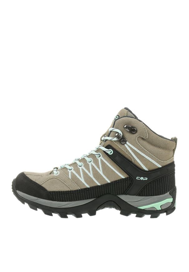 CMP - Rigel Mid Wmn Trekking Shoe Wp Rigel Mid Wmn Trekking Shoes Wp. Zapięcie: sznurówki. Kolor: beżowy. Materiał: materiał, syntetyk. Szerokość cholewki: normalna. Sport: turystyka piesza
