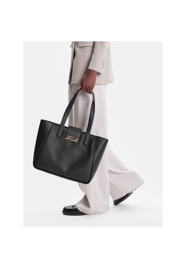 Karl Lagerfeld - Torebka KARL LAGERFELD. Kolor: czarny