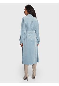 Moss Copenhagen Sukienka koszulowa Jeppi 17189 Niebieski Regular Fit. Kolor: niebieski. Materiał: syntetyk. Typ sukienki: koszulowe #4