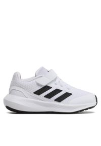 Adidas - adidas Buty Runfalcon 3.0 Sport Running Elastic Lace Top Strap Shoes HP5868 Biały. Kolor: biały. Materiał: mesh, materiał. Sport: bieganie
