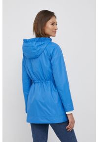 Geox kurtka przeciwdeszczowa SEYLA damska przejściowa. Okazja: na co dzień. Kolor: niebieski. Długość rękawa: raglanowy rękaw. Styl: casual #3