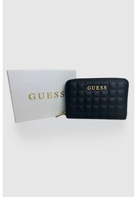 Guess - GUESS Czarny średni portfel Tia. Kolor: czarny #5