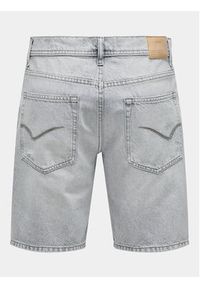 Only & Sons Szorty jeansowe Edge 22029639 Szary Straight Fit. Kolor: szary. Materiał: bawełna #5
