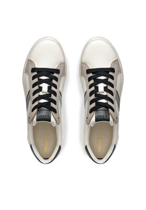 Geox Sneakersy D Blomiee D456HC 05422 C1432 Beżowy. Kolor: beżowy. Materiał: skóra