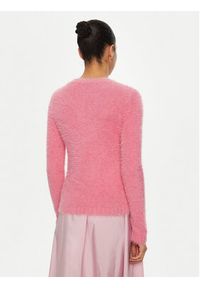 Weekend Max Mara Sweter Arsenio 2515361081 Różowy Regular Fit. Kolor: różowy. Materiał: bawełna