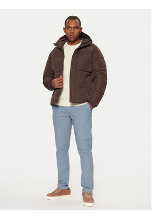 Jack & Jones Chinosy Marco 12206198 Niebieski Slim Fit. Kolor: niebieski. Materiał: bawełna