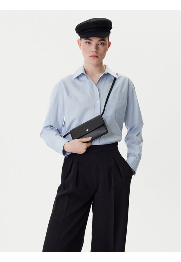 Weekend Max Mara Torebka Pegaso 2525716024600 Czarny. Kolor: czarny. Materiał: skórzane