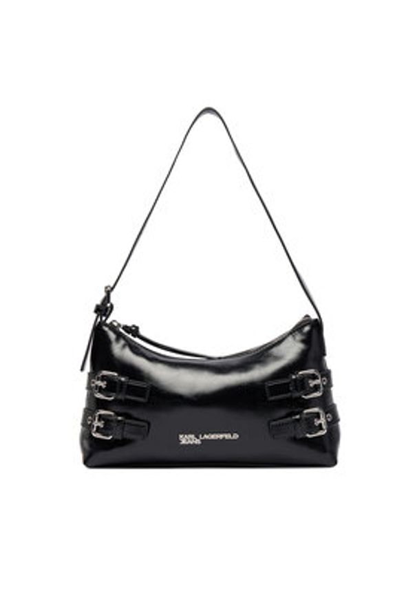 Karl Lagerfeld Jeans Torebka B1W30156 Czarny. Kolor: czarny. Materiał: skórzane