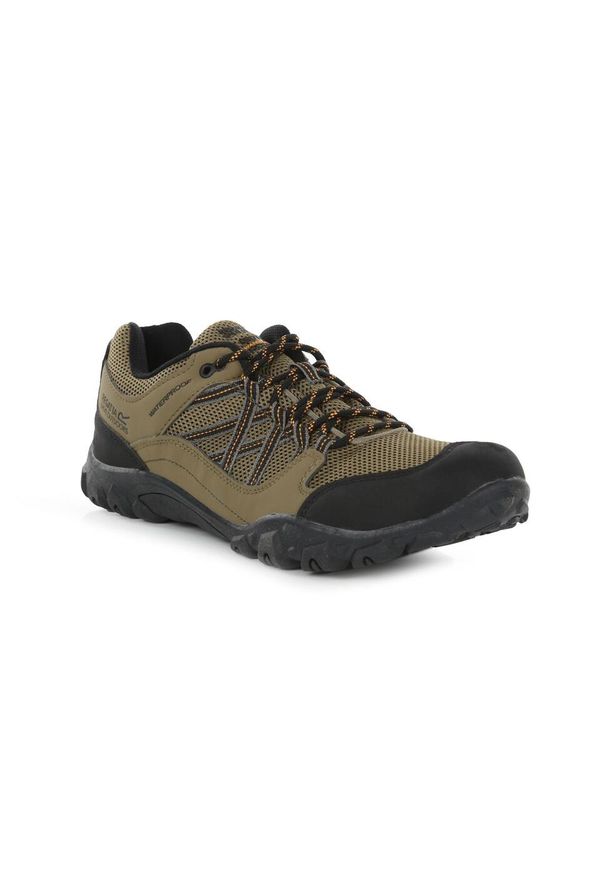 Buty trekkingowe męskie Edgepoint III Regatta. Kolor: beżowy. Materiał: poliester. Sport: turystyka piesza
