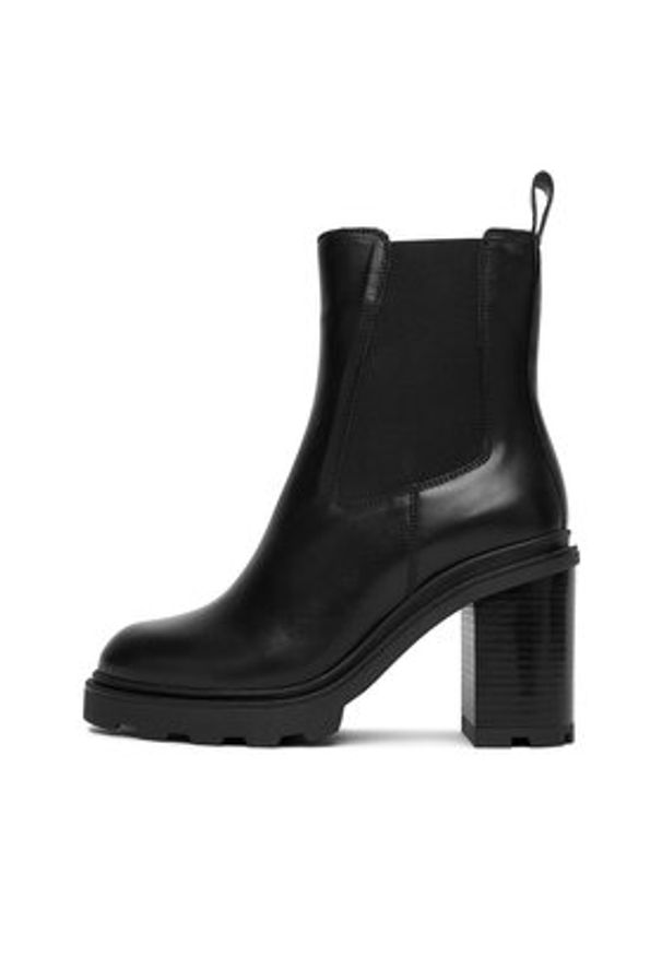 Badura Kozaki EO-BRINLEY-01 Czarny. Kolor: czarny. Materiał: zamsz, skóra