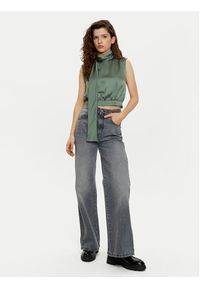 Hugo - HUGO Bluzka Canile-1 50530475 Zielony Regular Fit. Kolor: zielony. Materiał: syntetyk #4